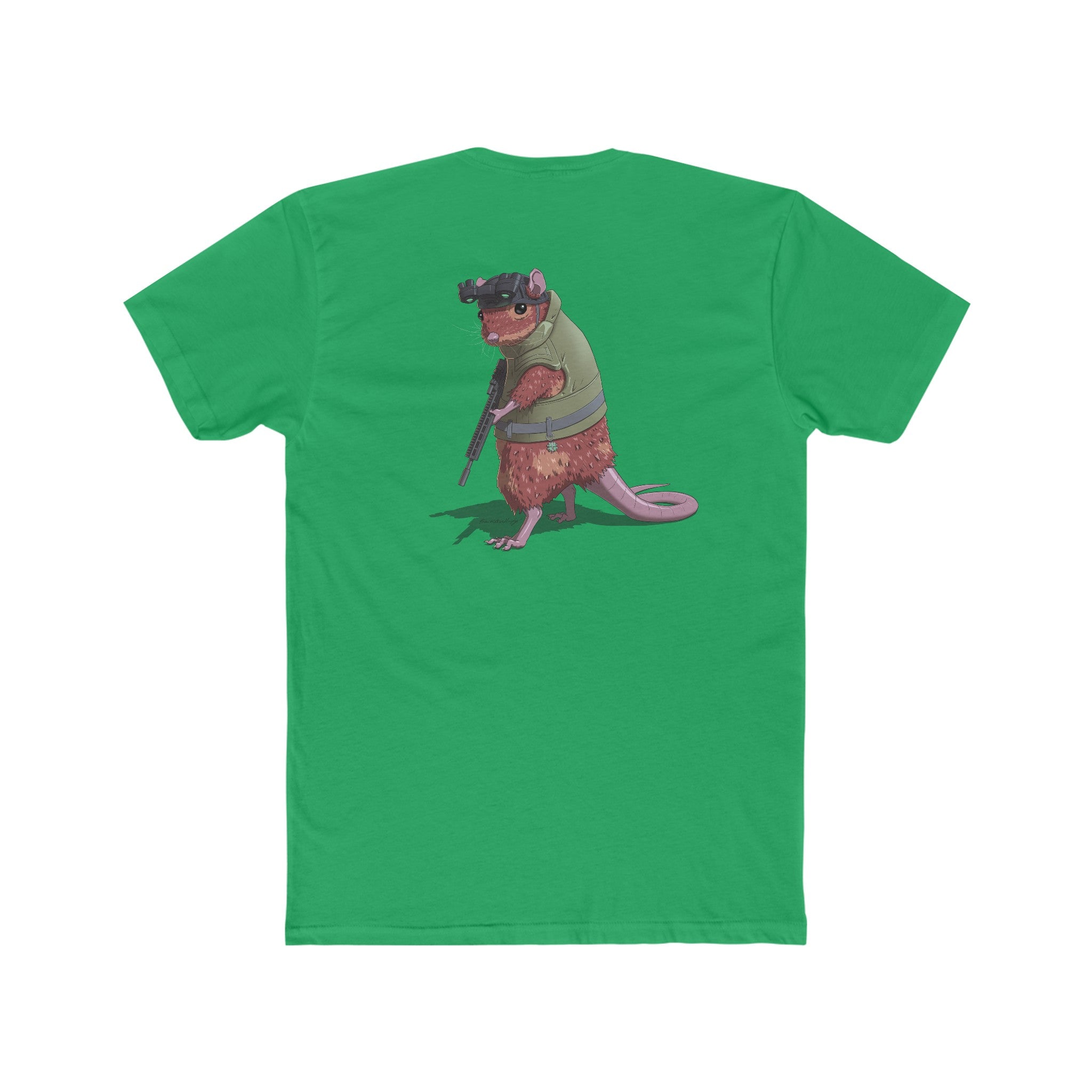 【SATIIIZ】Ratoon Drawing Short Sleeve T-shirt STANKRAT RAT PACK TEE – BZMADEIT