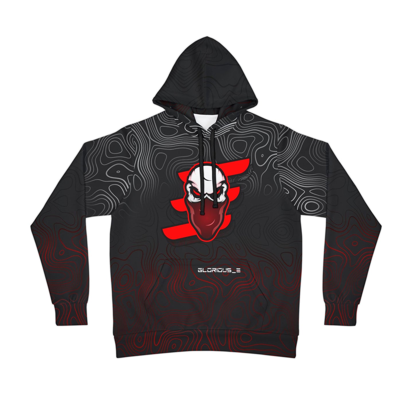 GLORIOUS_E TOPO SKULL HOODIE